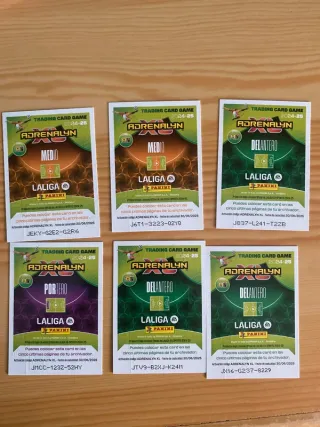 Lote 6 Cromos Balón de Oro Dynasty Temporada 24/25