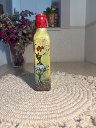 Obra de arte única: Acrílico sobre cristal