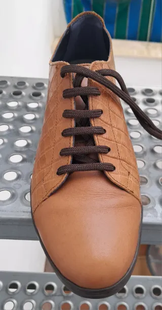 Zapatos NOTTON Marrones Piel Cocodrilo