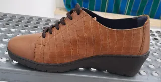 Zapatos NOTTON Marrones Piel Cocodrilo