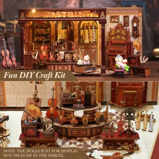 Puzzle 3D Madera Bach Strings