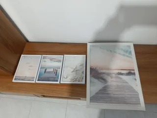 Marcos de fotos decorativos playa