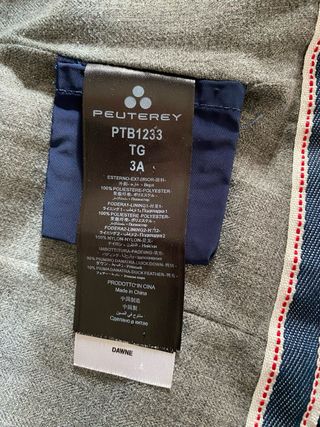 Piumino Peuterey bambino col. blu taglia 3 anni