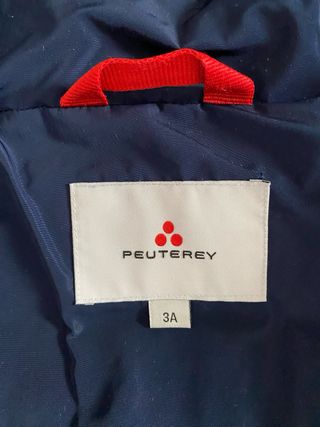 Piumino Peuterey bambino col. blu taglia 3 anni