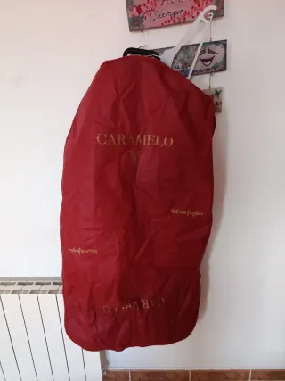 Traje Caramelo Hombre Talla 58 Rayas