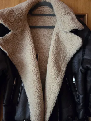 Chaqueta Bomber Aviador Talla M Marrón