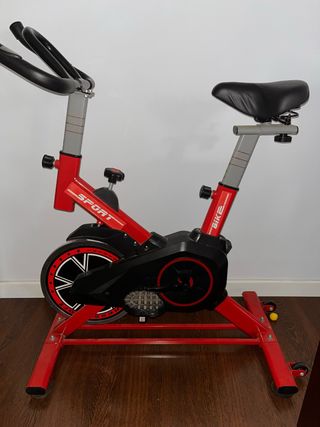 Bicicleta Estática Roja