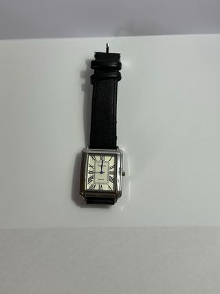 Pack Reloj Cuadrado y Tarjetero Negro