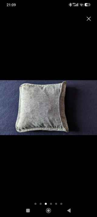 Parasol de tela gris