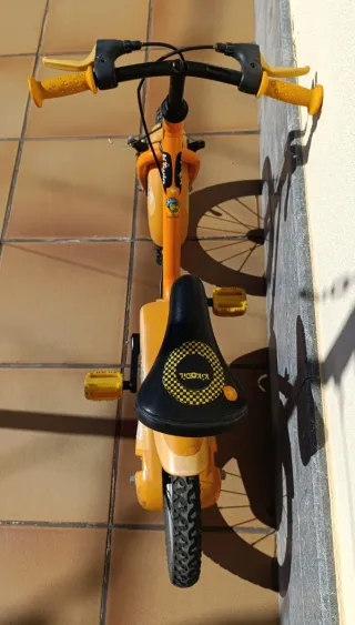 Bicicleta infantil 3-5 años naranja