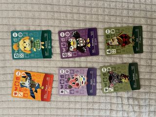 Cartas Amiibo Animal Crossing Nintendo