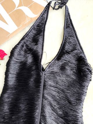 ❤️ZARA VESTIDO FLECOS