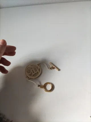 Pulsera Bimba y Lola dorada y blanca