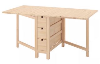 Mesa abatible NORDEM IKEA madera.