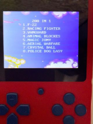 Consola Retro 200 juegos Roja funciona perfectamen