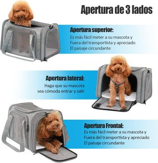 Transportín para Perros Bolsa, Bolsa Transporte Tr