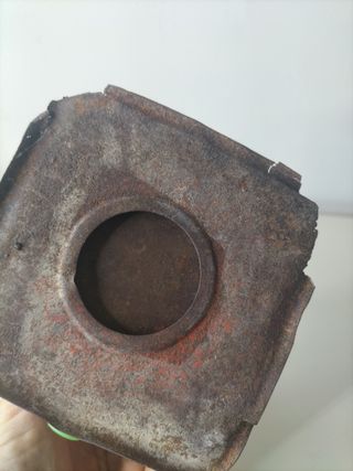 Molinillo café antiguo ELMA rojo