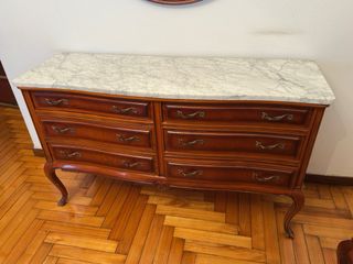 Mesitas de noche y cómoda estilo clásico francés