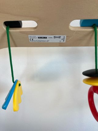 Barra Gimnasio Bebé Madera Juguetes Colgantes IKEA