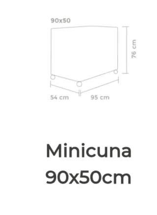 Minicuna colecho Cotinfant Doco S 50x90