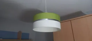 5 Lámparas Colgantes Blancas