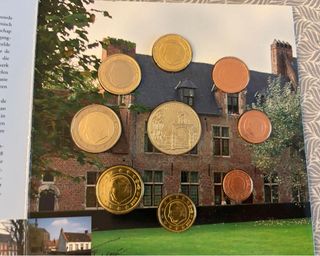 Cartera Euros Bélgica 2006 Moneda Conmemorativa