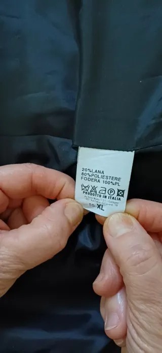 Giaccone grigio con cintura