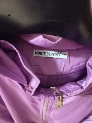 Impermeabile donna viola con cappuccio