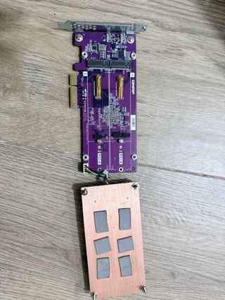 Carta QNAP QM2-2P 2x M.2 NVMe PCIe