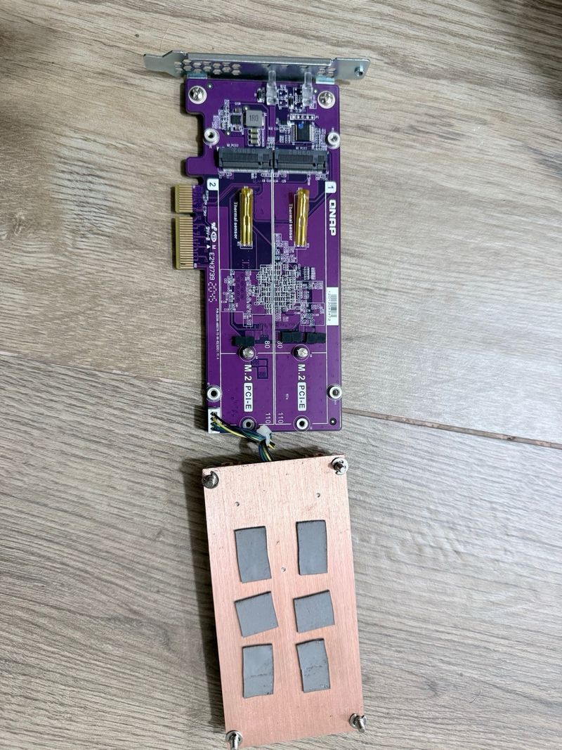 Tarjeta QNAP QM2-2P 2x M.2 NVMe PCIe afbeelding 3