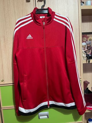 Chaqueta Adidas Roja y Blanca