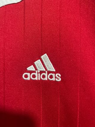 Chaqueta Adidas Roja y Blanca