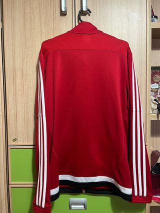Chaqueta Adidas Roja y Blanca