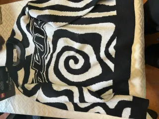 Jersey de rayas marrón y beige