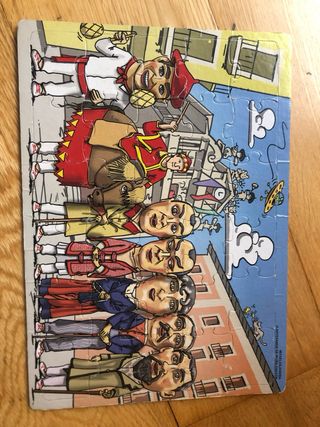 Puzzle gigantes, cabezudos y kilikis de Pamplona