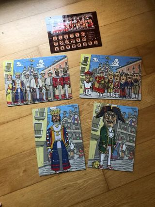 Puzzle gigantes, cabezudos y kilikis de Pamplona