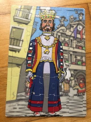 Puzzle gigantes, cabezudos y kilikis de Pamplona
