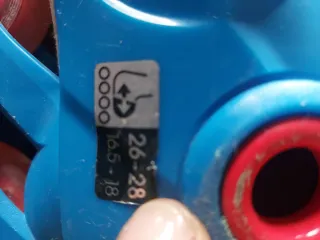 Patines en línea azules