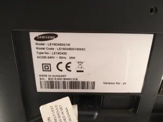 Televisión Samsung 19 Negra