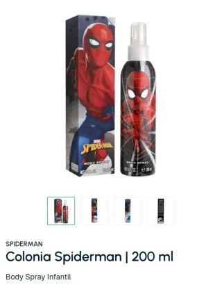 Colonia Spiderman 200 ml Body Spray Infantil