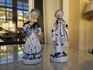 Figuras de porcelana pareja