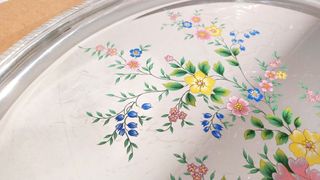 Bandeja Vintage Alessi Ovalada – Metal Plateado