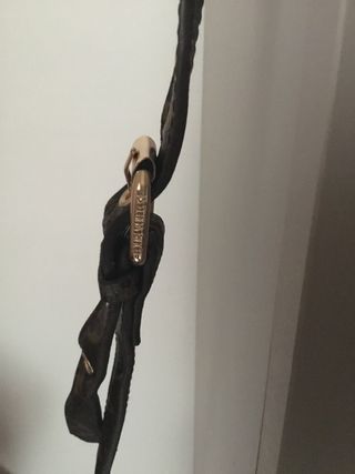 Borsa Louis Vuitton marrone con dettagli oro