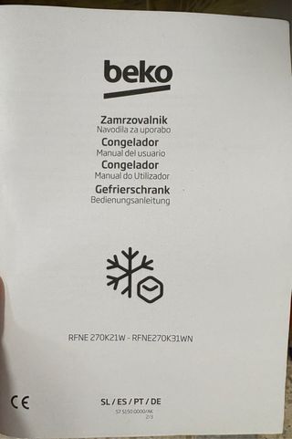 Congelador Beko 6 cajones blanco