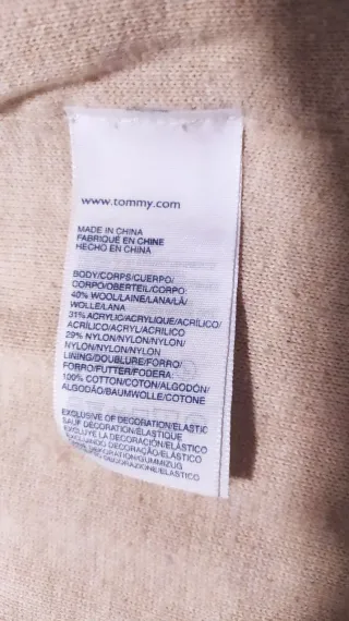 Chaqueta lana Hilfiger Denim Talla S