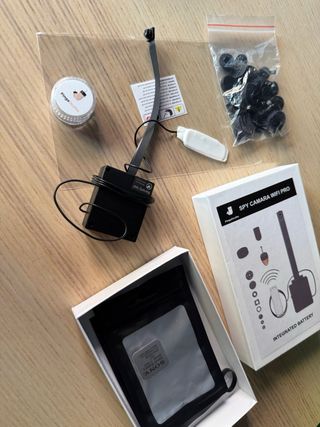 Cámara Botón Wifi 4K + Pinganillo Oculto