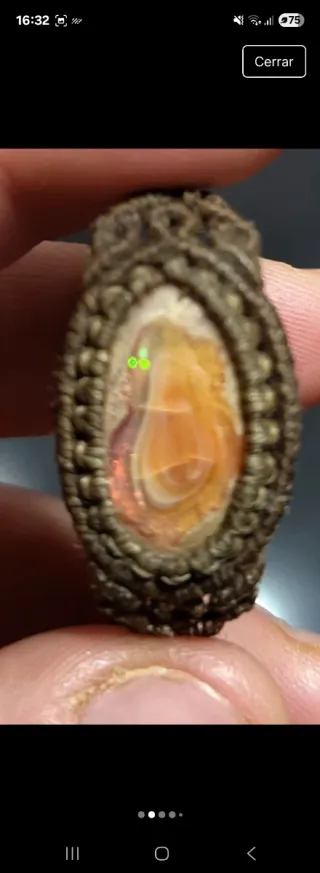 Pulsera Macramé Opal Mexicano