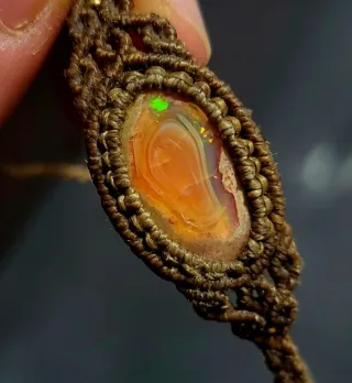 Pulsera Macramé Opal Mexicano