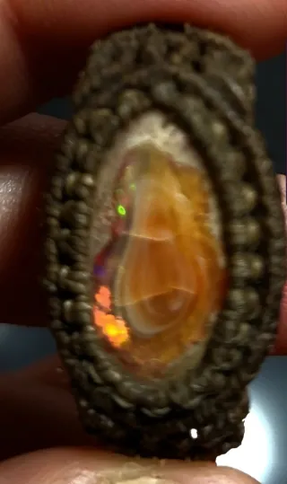 Pulsera Macramé Opal Mexicano