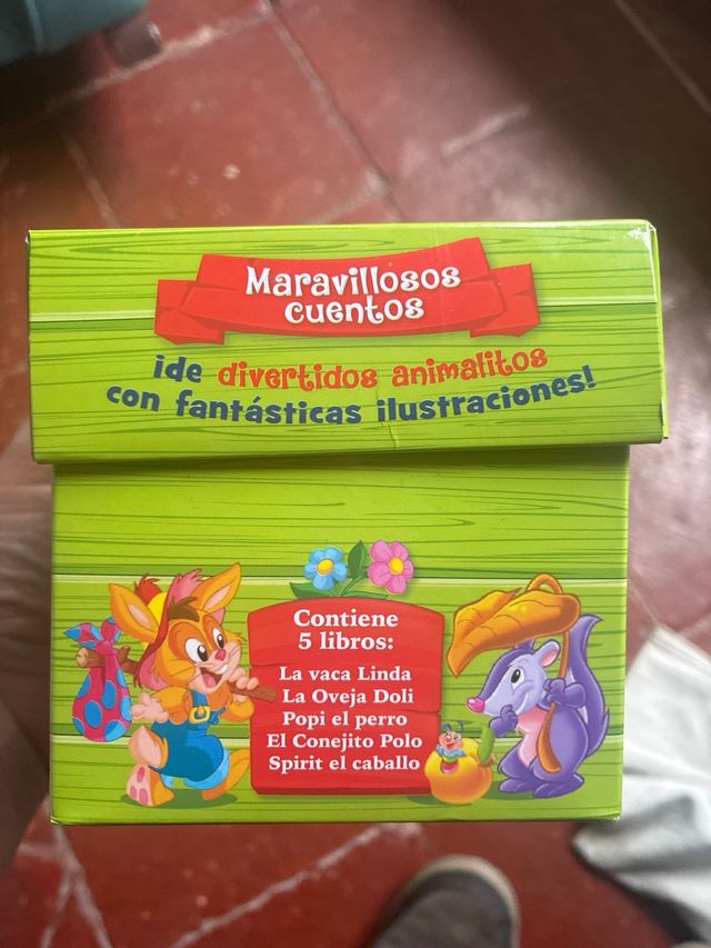 lote cajita cuentos infantiles
